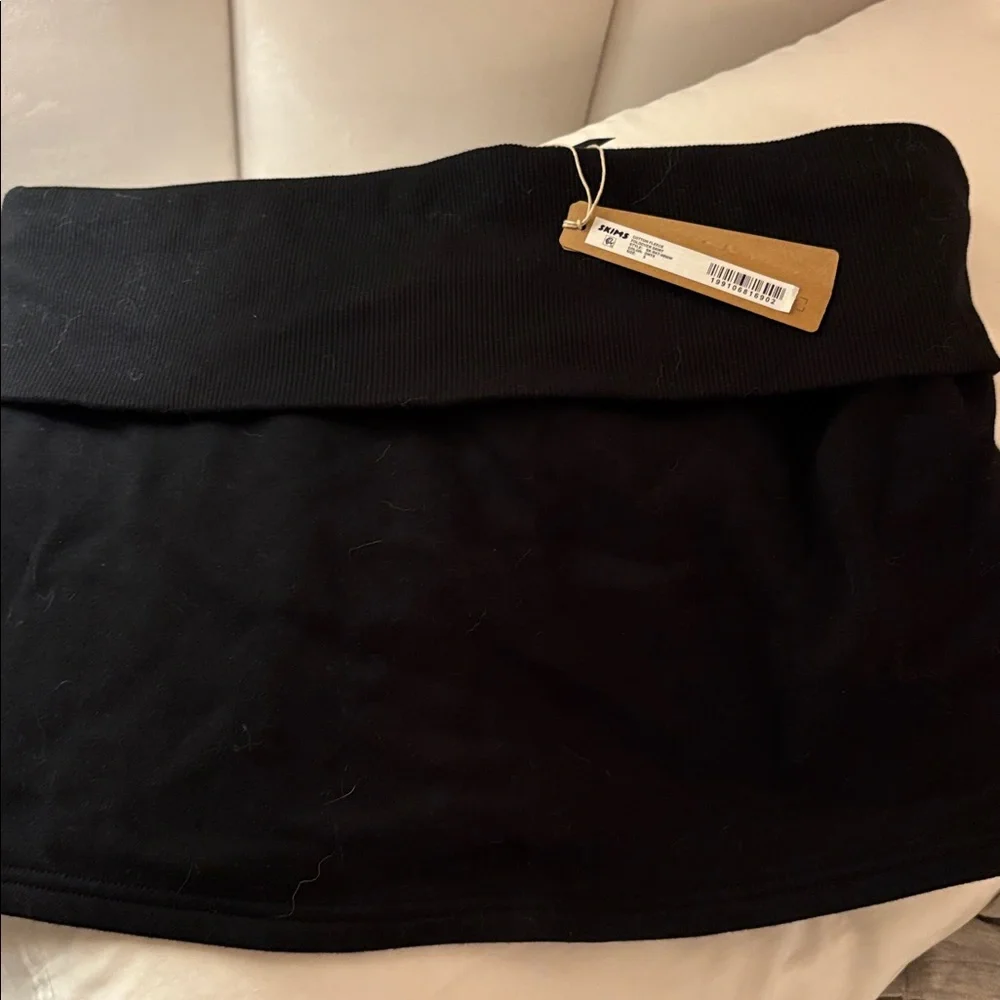 Skims cotton fleece FOLDOVER MINI SKIRT small - Picture 4 of 6